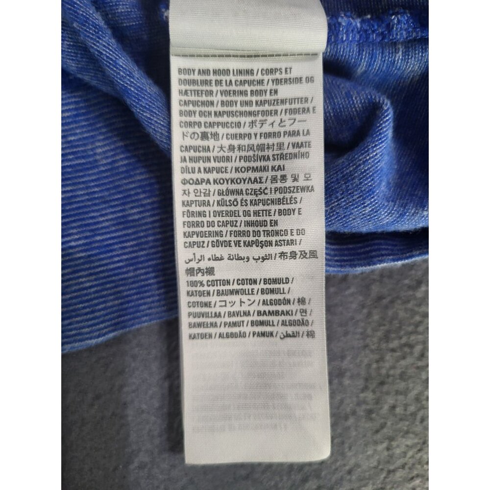 ABERCROMBIE & FITCH Men's Small Blue Pullover Hooded Shirt Muscle Fit y2k preppy - Picture 7 of 9